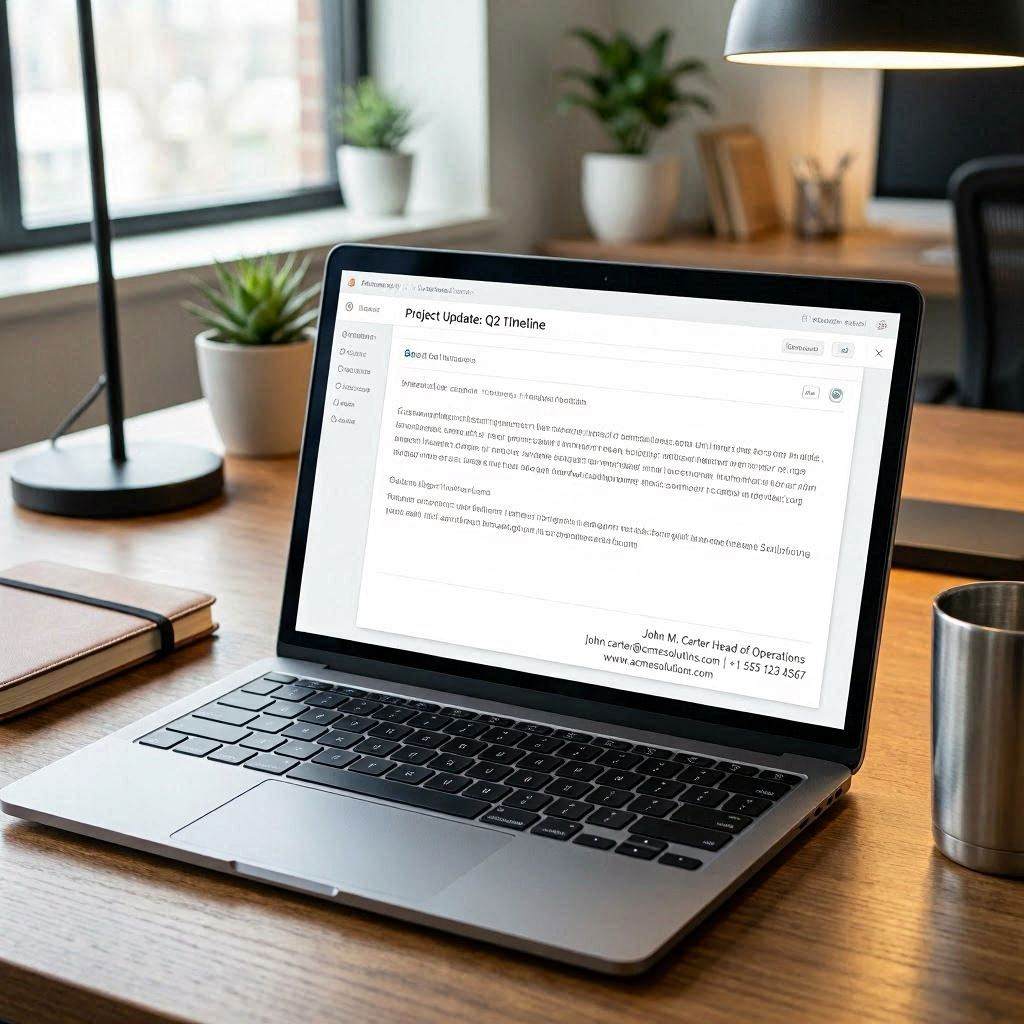 How to Create a Professional Email Signature That Gets Results